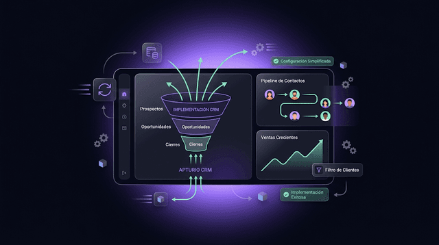 Cómo implementar un CRM en tu negocio sin complicarte con la configuración