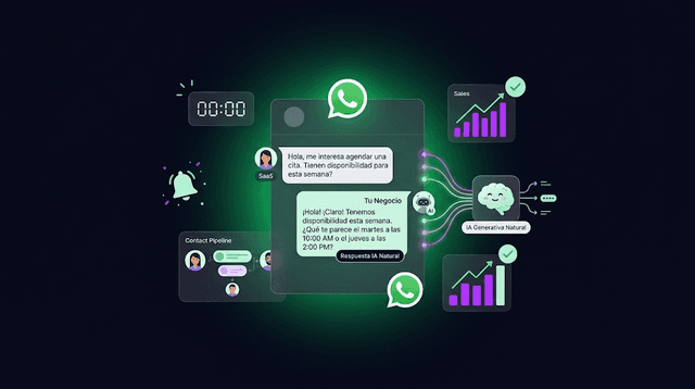 Respuestas automáticas WhatsApp que no suenan a robot
